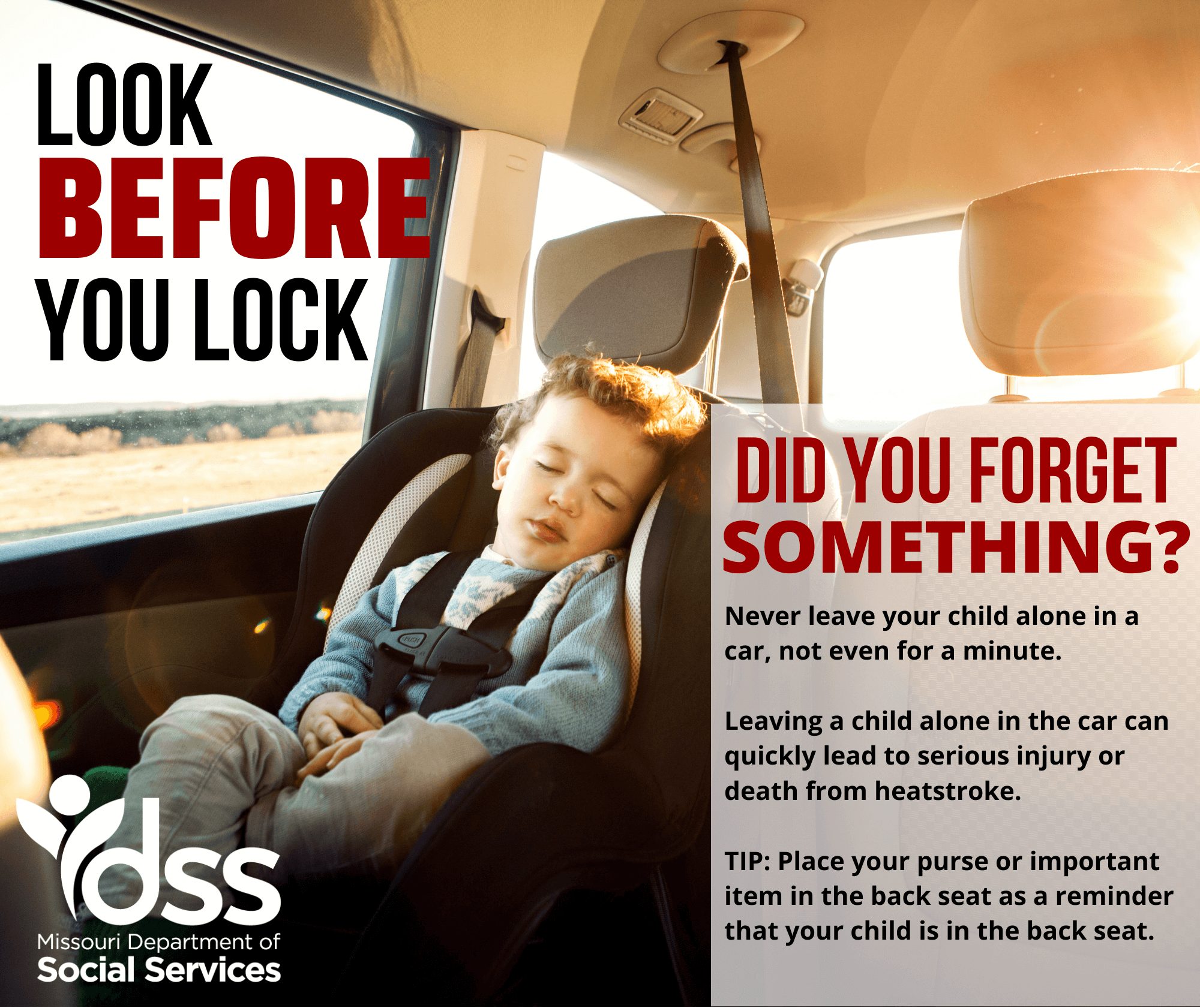 Look Before You Lock Graphic