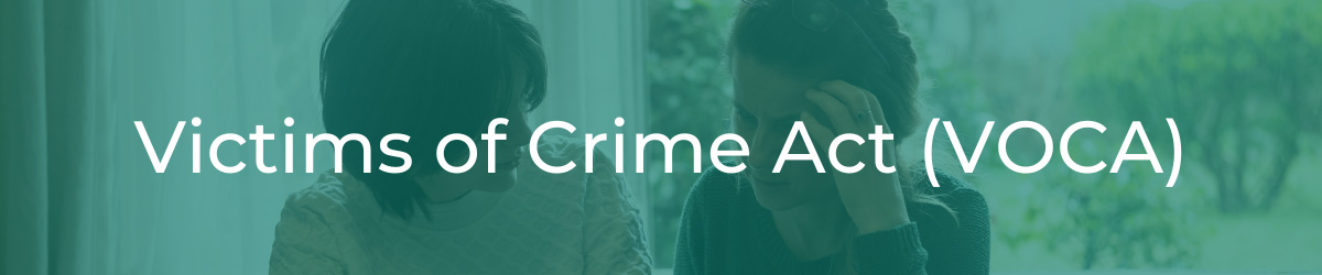 Victims of Crime Act Banner