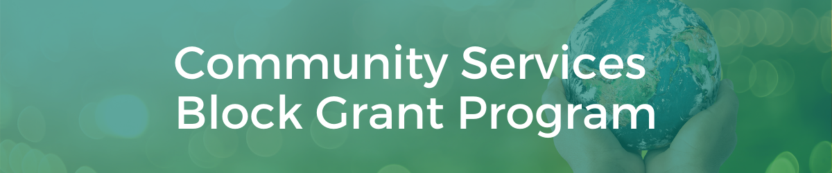Community Services Block Grant Program Banner