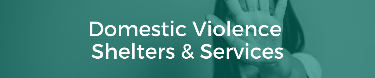 Domestic Violence Shelters & Services Banner