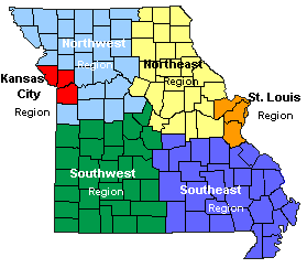 Image map of regional job locations.  Or you may the drop-down list or its alternative link to a file with a list of counties.