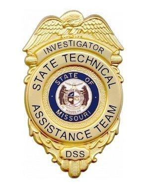 badge for DSS State Technical Assistance Team and DSS Investigator